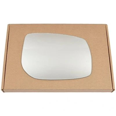 Image of Less4spares Wing Mirror Glass Right Compatible with Toyota Auris 2006 2012 STICK ON Driver Off Side Convex