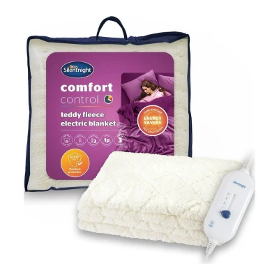 Image of Silentnight Comfort Control Teddy Electric Blanket Single