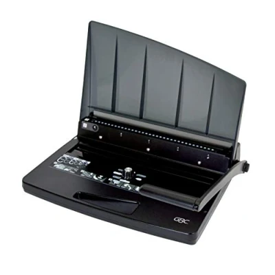 Image of GBC WireBind W15 Binding Machine, 15 Sheet Punch Capacity, 125 A4, Black, 4400402