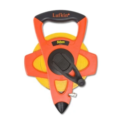 Image of Lufkin Crescent 13mm x 50m Hi Viz Orange Fiberglass Tape Measure FM050CM,Orange/Black