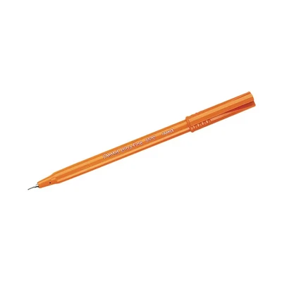 Image of Pentel 0.6 mm Ultra Fine Fibre Tip with Orange Barrel Liner Water Based Ink Black