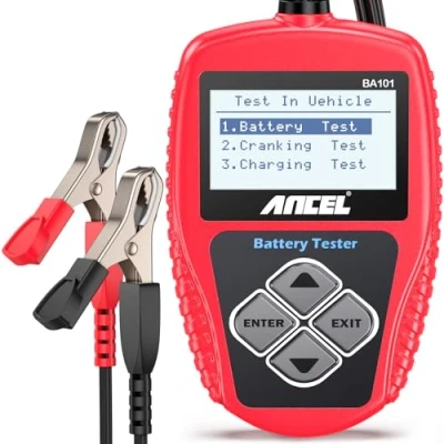 Image of ANCEL BA101 Automotive Load Battery Tester, 12V 100 2000 CCA 220AH Auto Cranking and Charging System Test