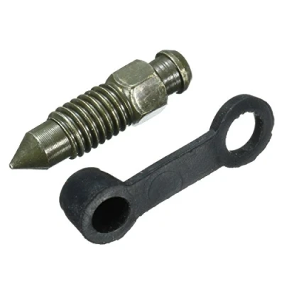 Image of Alamor M8 X 1.25Mm Brake Caliper Bleed Screw Nipple Dust Cap compatible with Motorcycle Bike
