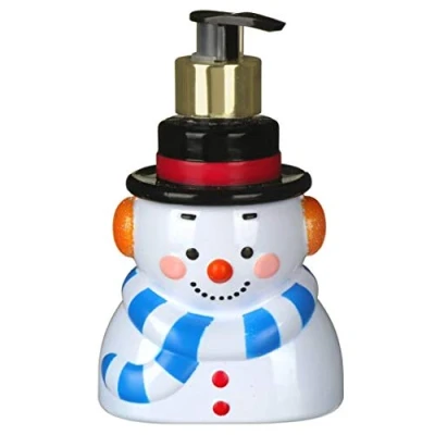 Image of Online Garden Centre 300ml Snowman Soap Dispenser
