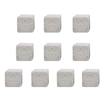 Image of 10Pcs Hamster Chew Toy Lava Square Stone Teeth Grinding Toys Mineral for Small Animals, Hamsters, Chinchillas, Rabbits, Guinea Pig, Rat (Small)