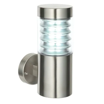 Image of Equinox IP44 Rated Outdoor Marine Grade Stainless Steel E27 Security Wall Light Ideal for Coastal Areas
