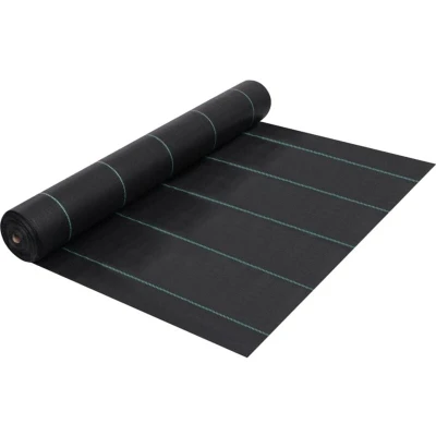 Image of vidaXL Weed &amp; Root Control Mat Black 1x10 m PP