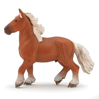 Image of Papo 51555 Comtois HORSES, FOALS AND PONIES Sparks Figurine, Multicolour