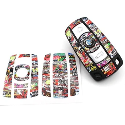 Image of Decorative Stickers for Key Fob BMW E60 E61 E90 E91 E92 X5 E70 E71 M Pack