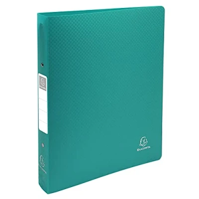 Image of Exacompta Ref. 54393S 1 Rigid binder with OPAK label 2 round rings, diameter 30 mm Spine 40 External dimensions: 32 x 26.8 cm Format to be filed A4 Maxi Colour: dark green