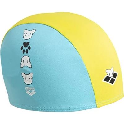 Image of Arena Unisex Youth Swim Caps, blue, NS UK
