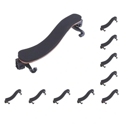 Image of 10 set Adjustable Brown Shoulder Rest Pad Fiddle Support Holder for 3/4 4/4 Violin