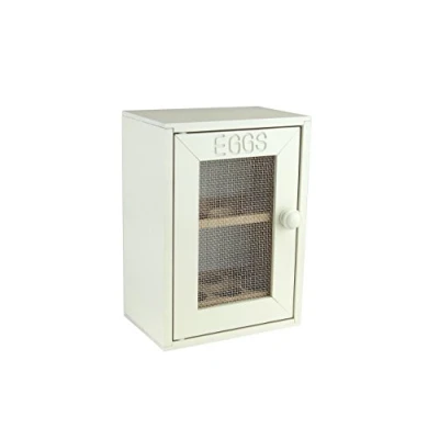 Image of APOLLO 3497 Egg cabinet CREAM, Wood, 25x18x12
