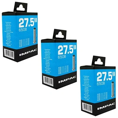 Image of Impac 27.5&quot; x 1.75 2.35 Mountain Bike Inner Tubes Schrader Valve (Pack of 3)