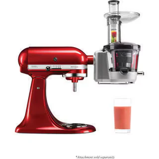 Image of KitchenAid Slow Juicer For Mixers 5ksm1ja Silver