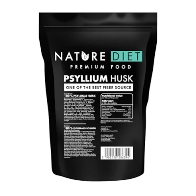 Image of Nature Diet Psyllium Husk 1000 g Source of Fibre Digestion Detox, Packaging May Vary