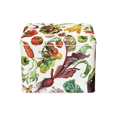 Image of Elite Gift Boxes Emma Bridgewater Dig the Garden Extra Large Caddy Hinged Tin 187 x 127 139 mm