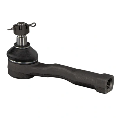 Image of 0K55232240, oK55232240 Track rod end FEBI BILSTEIN 41952 Front Axle Left with crown nut KIA: CARNIVAL 2