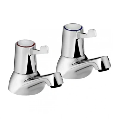 Image of Bristan VAL2 3/4 C CD Value Bath Taps, Chrome