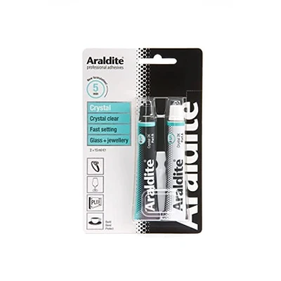 Image of Araldite Rapid Ceramic &amp; Glass 2 x 15ml Tubes