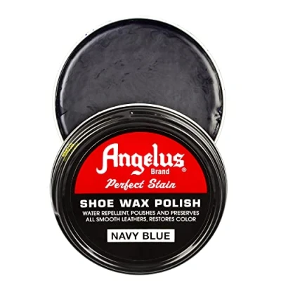Image of Angelus Shoe Wax Polish Navy Blue