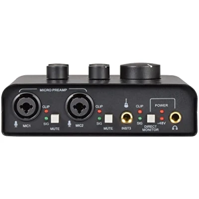 Image of Citronic USB Audio Interface 2 x Microphone Inputs &amp; 1 Instrument Input