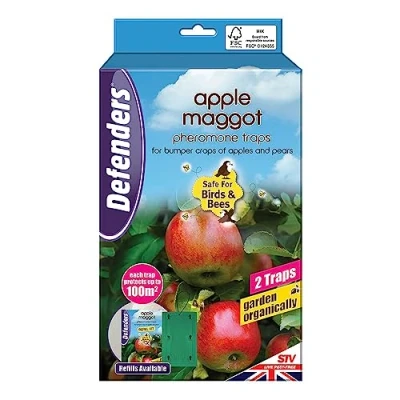 Image of Defenders Apple Maggot Pheromone Trap Twinpack, Refillable, Re usable For Bumper Crops of Apples and Pears