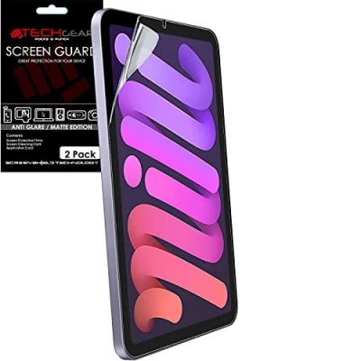 Image of TECHGEAR 2 Pack iPad Mini 7/6 (7th &amp; 6th Generation) Anti Glare Screen Protectors, MATTE Protector Guard Cover Designed For 8.3&quot; 2024/2021