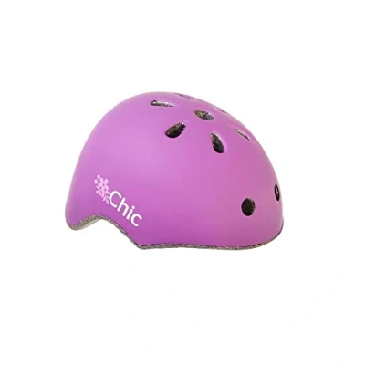 Image of Raleigh CSH1311 Chic Lightweight Adjustable Children&#039;s Cycling Helmet Size 50 54cm in Purple