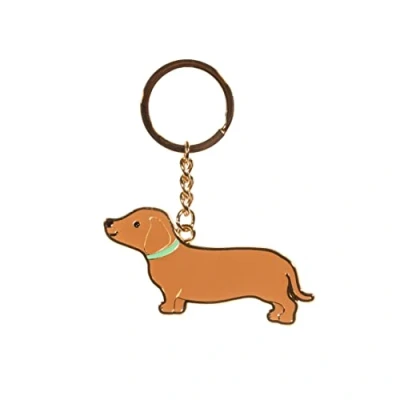 Image of Sass &amp; Belle Dachshund Enamel Keyring