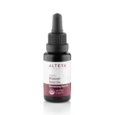 Image of Alteya Organic Rosehip Oil 20ml 100% USDA Certified Pure Natural Cold Pressed Seed Carrier Moisturizing, Nourishing, Premium Therapeutic Grade Skin Treatment