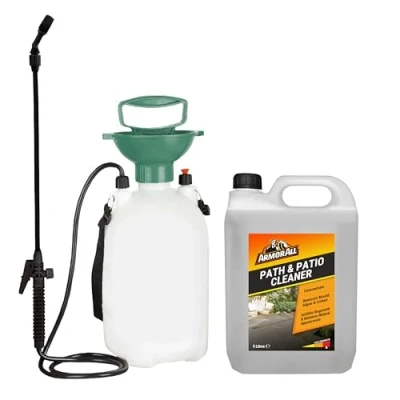 Image of Armor All Path and Patio Cleaner 5L Concentrate Garden Pressure Sprayer Mould, Lichen, Algae Remover