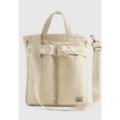 Image of Levi&#039;s Men Summer Mission Bay Tote, Ecru, One Size