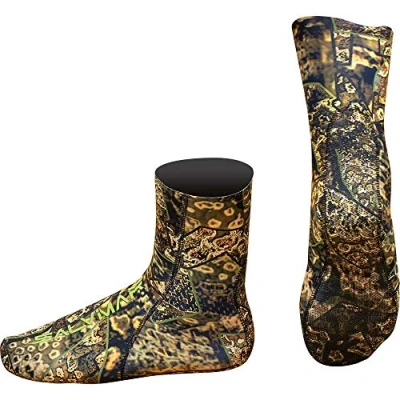 Image of SALVIMAR Krypsis Unisex Adult Underwater Fishing Socks, unisex_adult, 200560C, camu, L