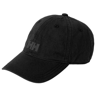 Image of Helly Hansen Mens Logo Cap, Black, STD EU
