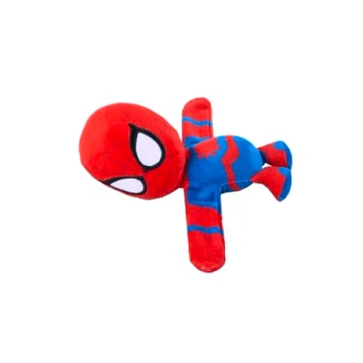 Image of Marvel Heroes Spiderman Soft &amp; Plush slap wristband for kids, party bag favour bracelet gift, collect them all