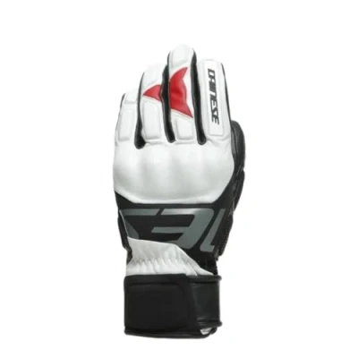 Image of DAINESE,HP MEN&#039;S SKI GLOVES,LILY WHITE/STRETCH LIMO,XS