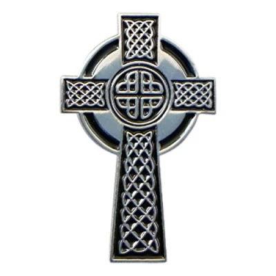 Image of Celtic Cross Religion Metal Enamelled Pin Badge Lapel XJKB13 65