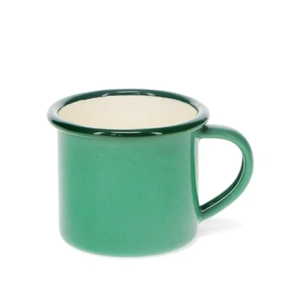 Image of Rex London Enamel Espresso Mug 150ml Green