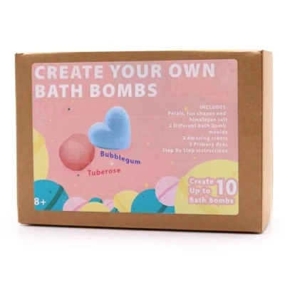 Image of Ancient Wisdom DIY Bath Bomb Kit Enjoy Your Time Made in Britain