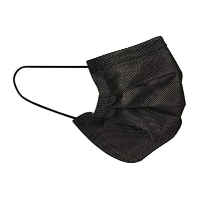 Image of Omnitex Black Type IIR Front of House Face Mask (Pack 50)
