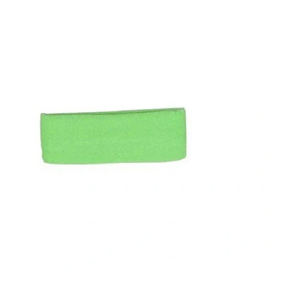Image of Angies Ladies Girls Stretchy Gym Towelling Exercise Elastic Sports Sweat Headband/Hair band (GREEN)