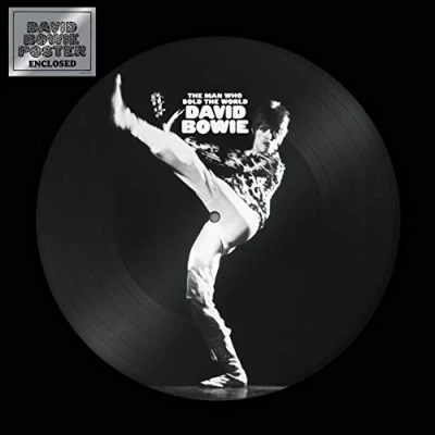 Image of David Bowie The Man Who Sold World + Poster Sealed 2021 UK picture disc LP DBMANPD1972
