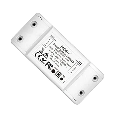 Image of MOES DIY WiFi Smart Light Switch Module 16A Universal Breaker, Timer Wireless Remote Control, Works with Alexa Google Home