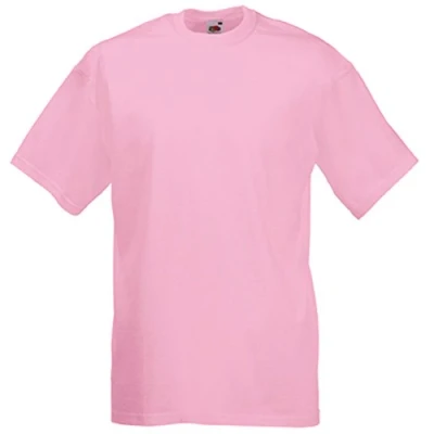 Image of Fruit of the Loom Men&#039;s T Shirt, Large, Light Pink., L