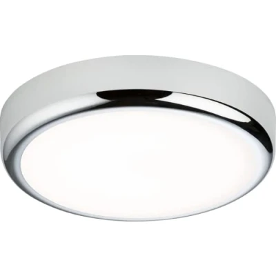 Image of KnightsBridge 230V IP65 9W CCT Adjustable LED Bulkhead C/W Chrome Trim