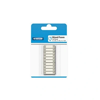 Image of STATUS Fuses Mixed Household UK 4 x 3 AMP 2 5 13 Packs of 10 SMAF20PK15