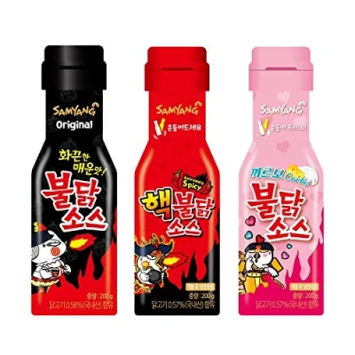 Image of [Samyang] Carbo Bulldark Spicy Chicken Roasted Sauce + Hack 3 Sets/Fire Noodle Challenge (Overseas Direct Shipment)