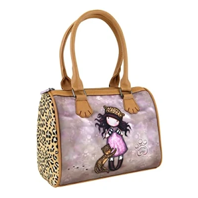 Image of SAFTA Unisex Kid&#039;s Article Gorjuss Handbag Purrrrrfect Love, Multicoloured, M