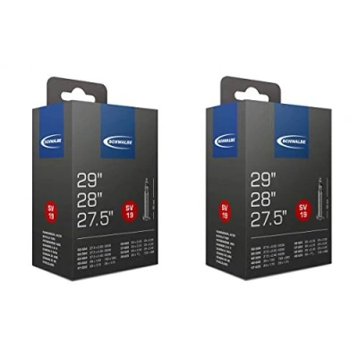 Image of 2 x Schwalbe 29&quot; / 29r 29er Inner Tubes With Presta Valves